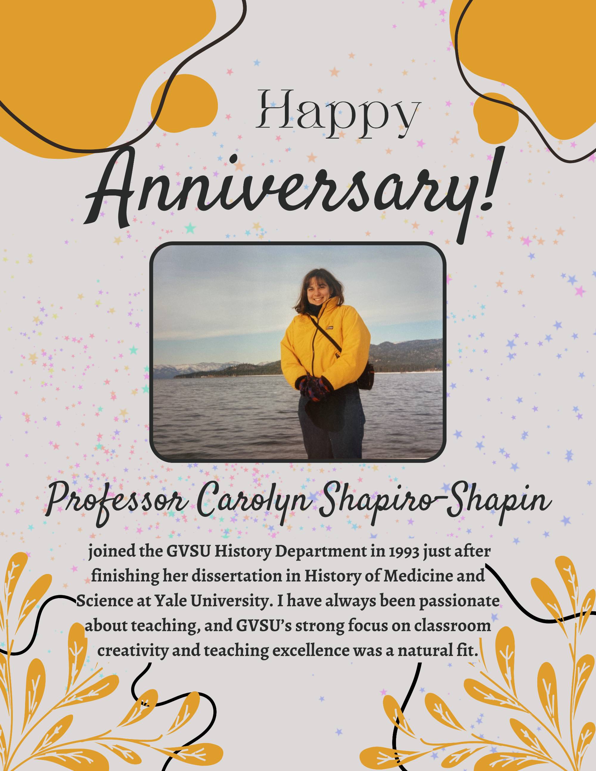 Carolyn Shapiro-Shapin anniversary picture